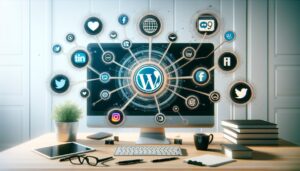 Site wordpress integrado as redes sociais