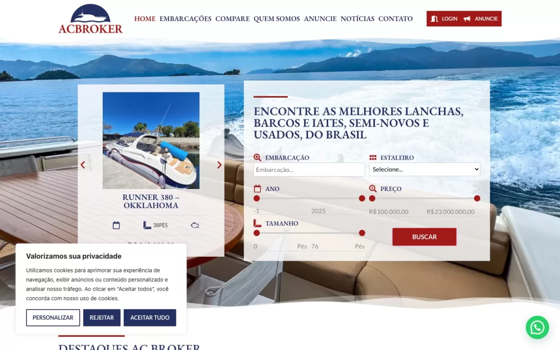 Site da AC Broker